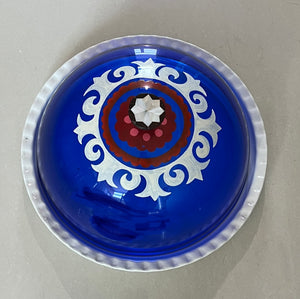 Suzani cake plate