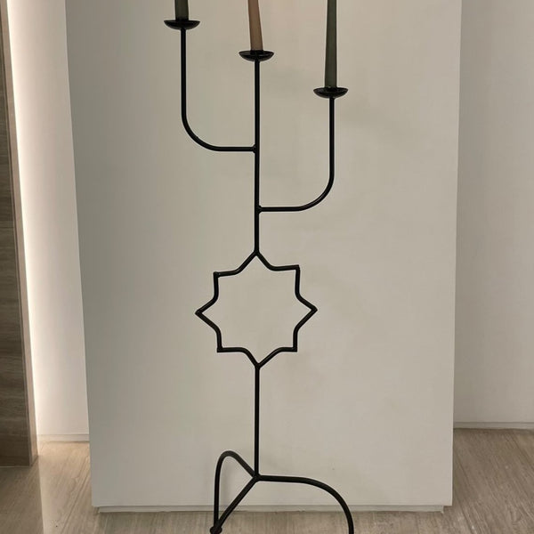 Metal candle stand